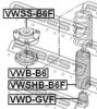 FEBEST VWD-GVF Shock Absorber